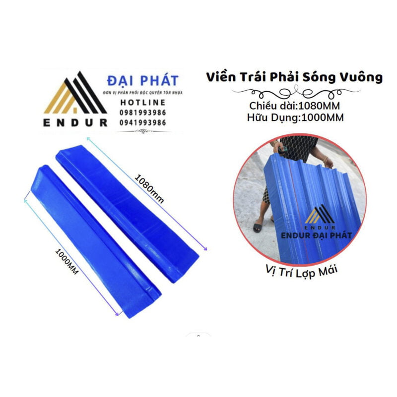 Viền trái phải sóng vuông