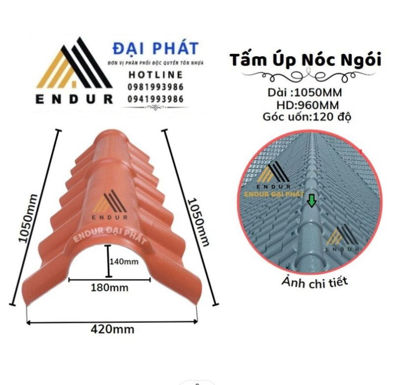 Tấm úp nóc ngói